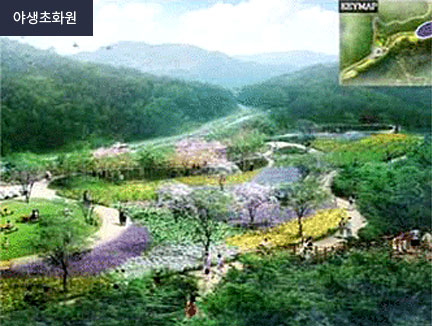 야생초화원 조감도